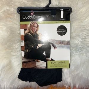 COPY - CuddlDuds black layer leggings